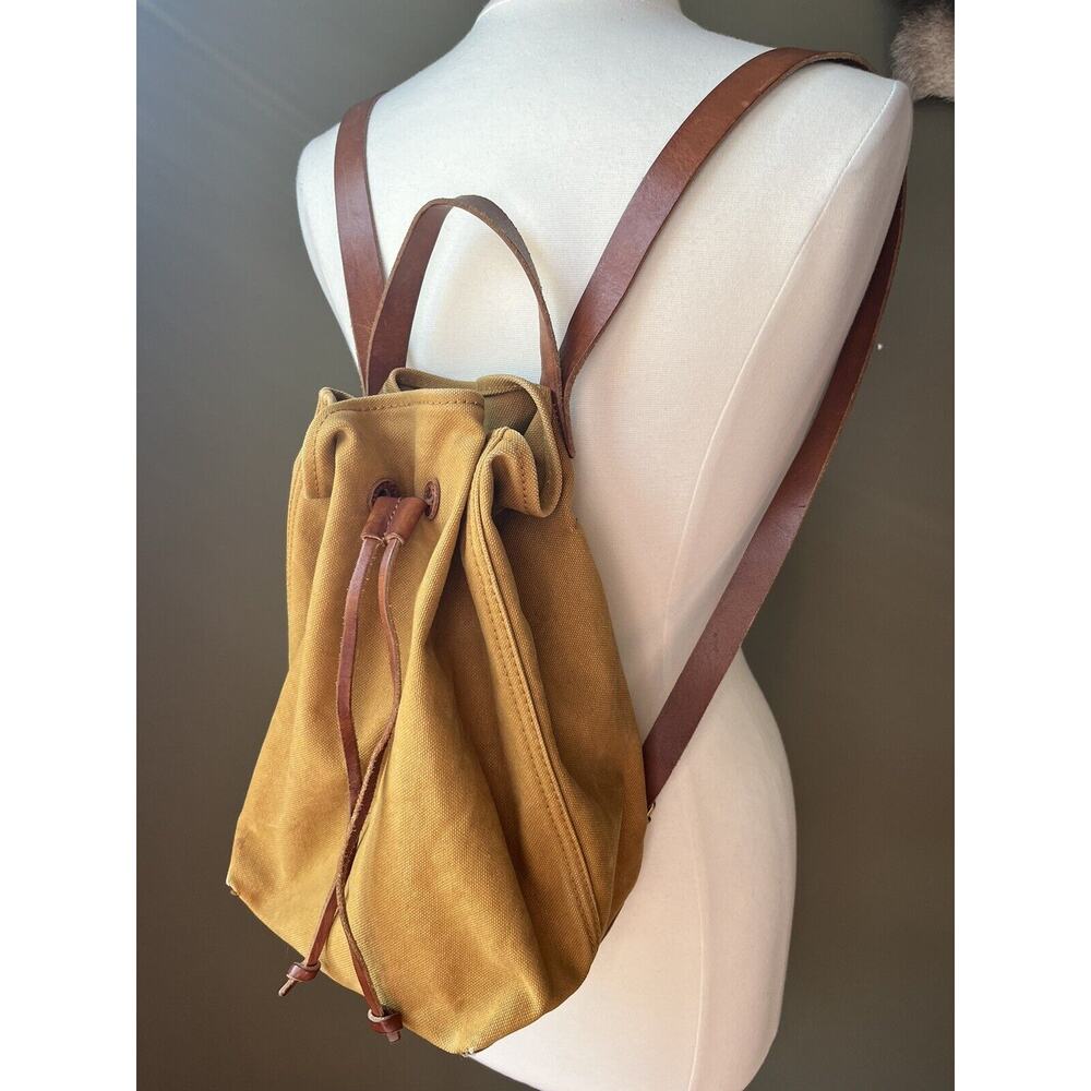 Madewell Tan and Brown Backpack